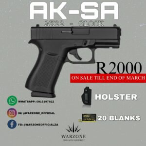 AKSA AK22 BLANK GUN P.A.K. COMBO PACKAGE