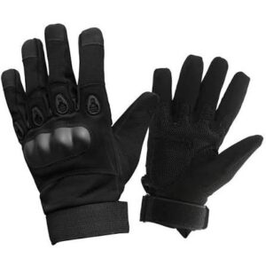 Full Finger Gloves Black Size's: Med & Large
