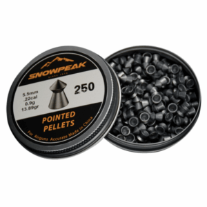 Artemis SnowPeak Pointed Lead Pellets 250 PCS / Tin 4.5mm